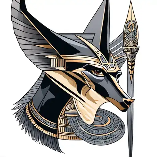 Anubis ra and Thoth sleeve tattoo  tattoo design idea