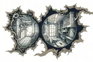 Fear tattoo design idea