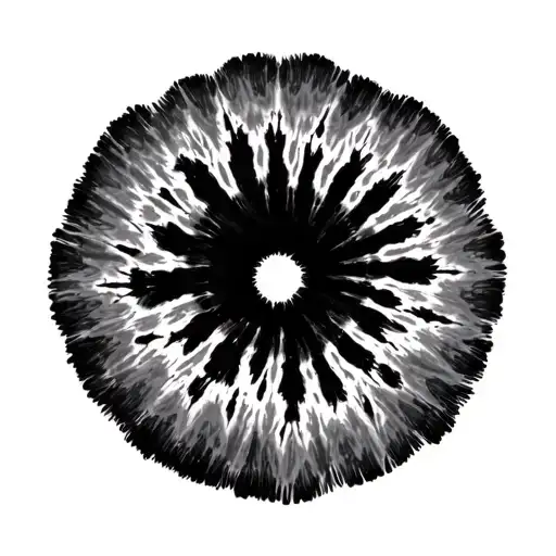 tie dye shotgun shell tattoo design idea