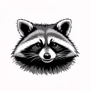 Tactical Raccoon tattoo design idea
