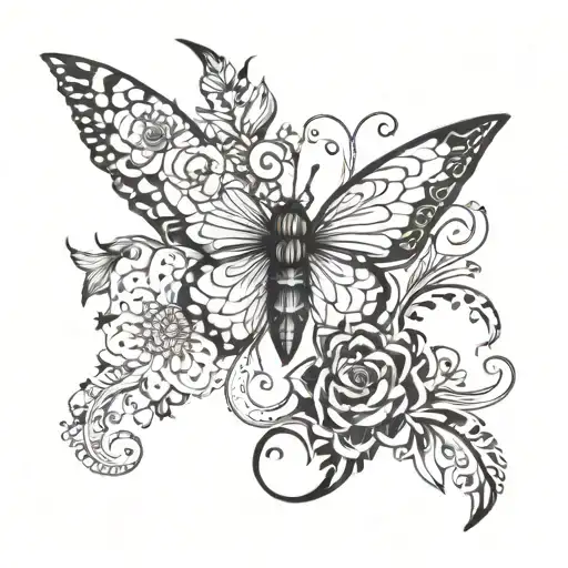 Generate me a tattoo on on my back that will go in a strip along the spine ONLY 4cm wide max ALL THE way to my bum. the  tattoo design idea