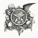 seven deadly sins tattoo design idea