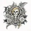 seven deadly sins tattoo design idea