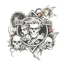 seven deadly sins tattoo design idea