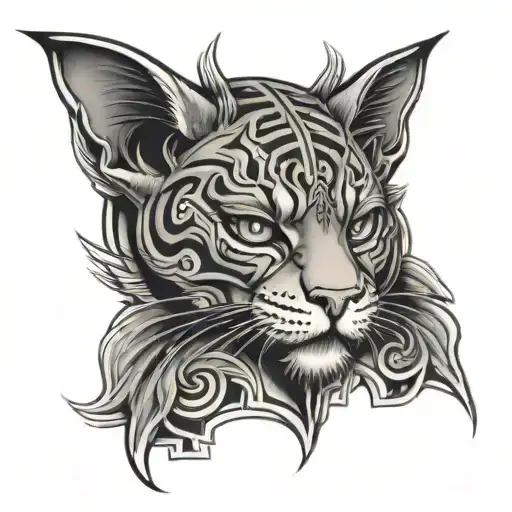 ghetto touch tattoo design idea