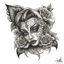 ghetto touch tattoo design idea