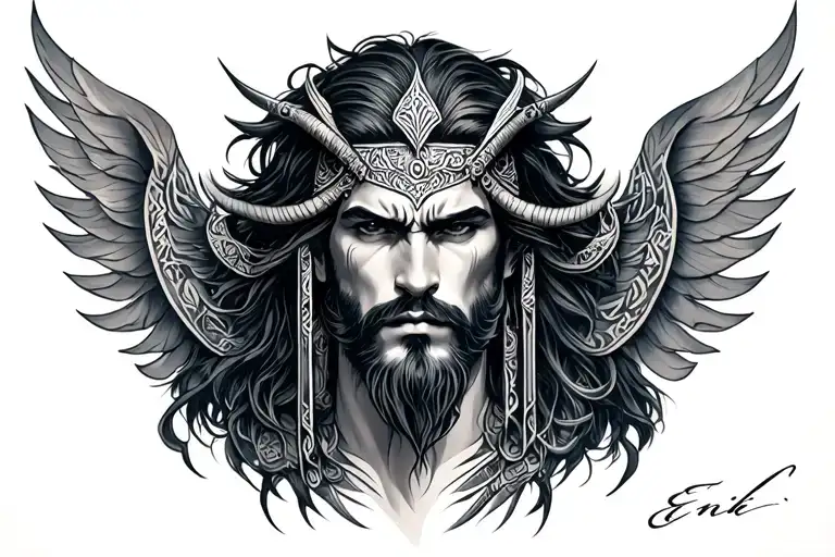 Enki Good tattoo design idea