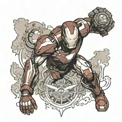 ironman triathlon tattoo design idea