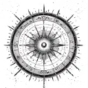 Birth Chart tattoo design idea