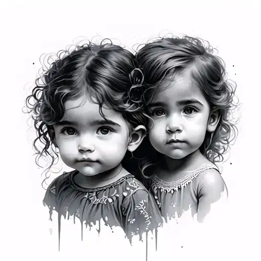 3 Sibling tattoo design idea