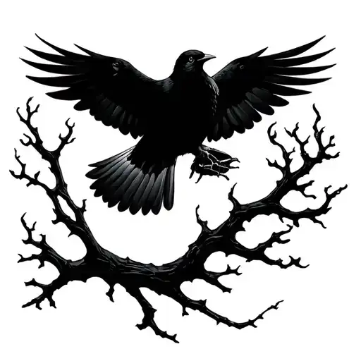 a bird rising from branches or fire on forearm near wrist that cover a scar. tattoo design idea