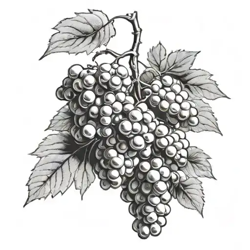 Binar code that have in it the numbers 1952 ,1956,1980 large wine grapes tattoo design idea