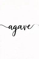 simple line written in cursive "agave" that transitions into a realistic bouque of different at the top on my spine tattoo design idea