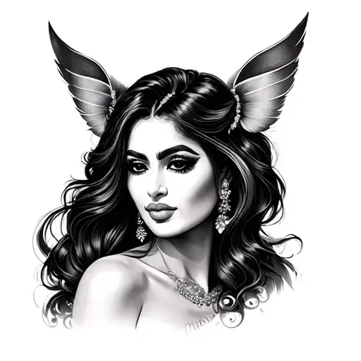 Rekha tattoo design idea