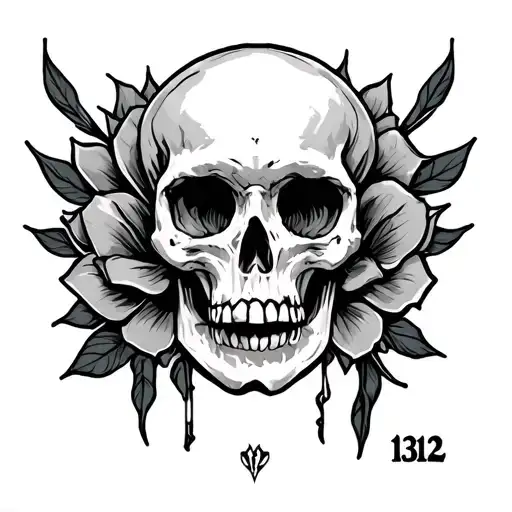 1312 tattoo with theme tattoo design idea