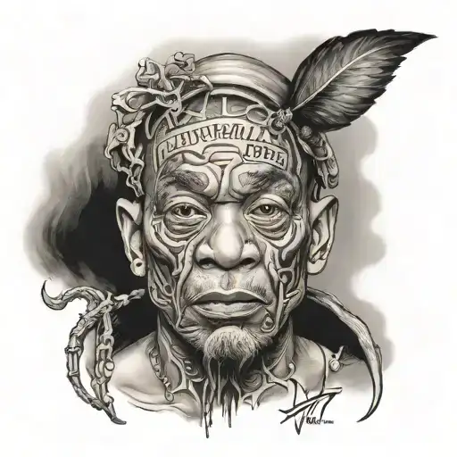 Text only: Wiz Woz tattoo design idea