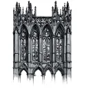 Gothic Cathedral Window tattoo design idea