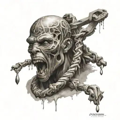 "Work hard and become a leader; be lazy and become a slave." - Proverb 12:24 tattoo design idea