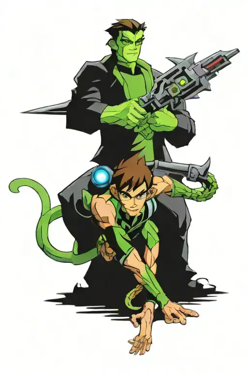 ben 10 tattoo design idea