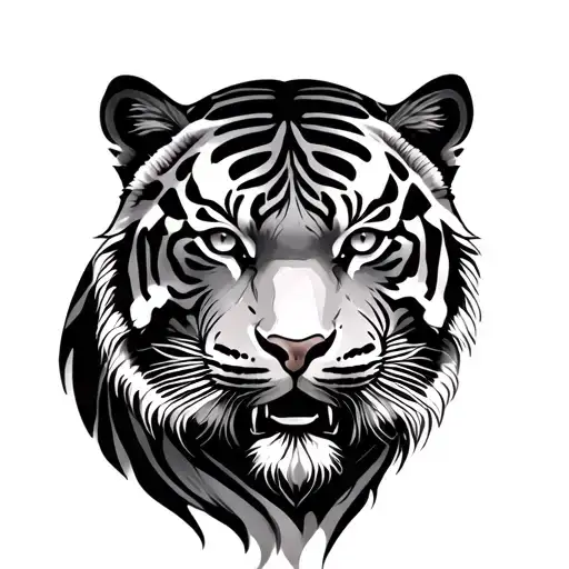 Water Tiger tattoo design idea