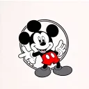 Mickey Mouse tattoo design idea