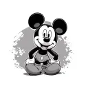 Mickey Mouse tattoo design idea