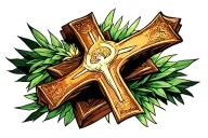 Religious Cross tattoo design idea