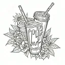 juice wrld 999 tattoo design idea