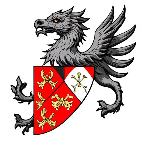 Hungary crest coat of arms tattoo design idea