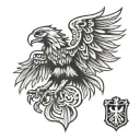 Germany Eagle tattoo design idea