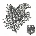 Germany Eagle tattoo design idea