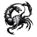 Sagittarius And Scorpio tattoo design idea