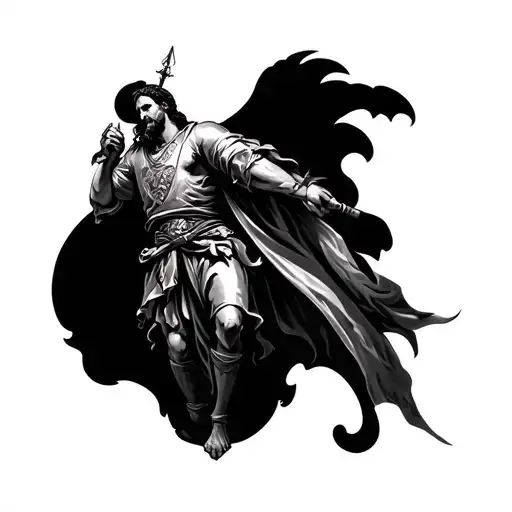 Saint Florian tattoo design idea