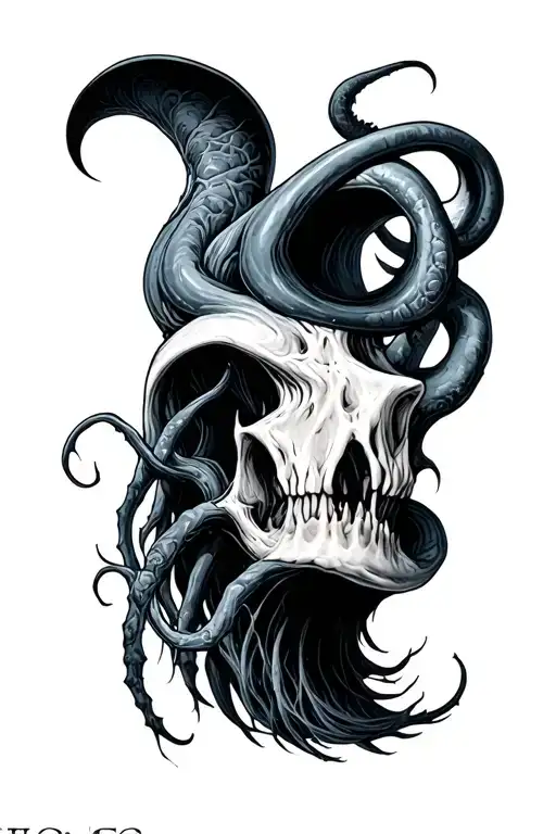 eldritch horror tattoo design idea