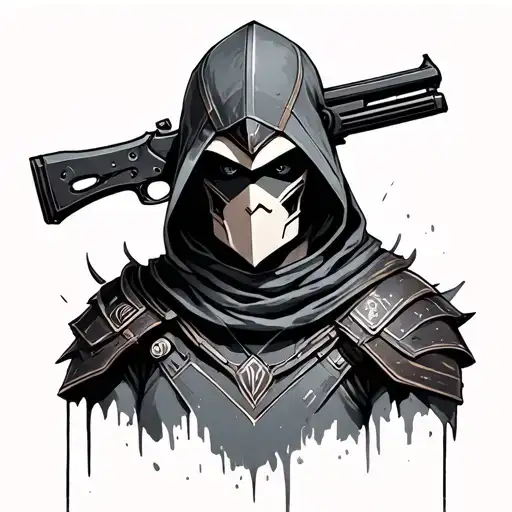 Destiny 2 Hunter tattoo design idea