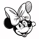 Minnie Mouse tattoo design idea