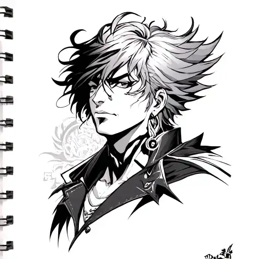 jojo bizarre adventure tattoo design idea