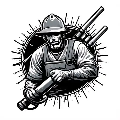 Electrician tattoo design idea