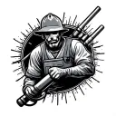 Electrician tattoo design idea