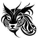 Animal tattoo design idea