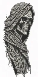 grim reaper tattoo design idea