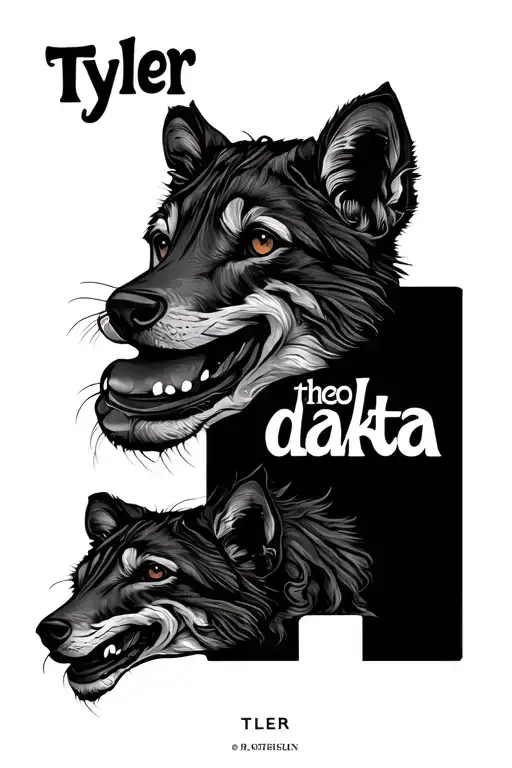 "Tyler theo dakota" family kids warm protective detailed blackwork tattoo tattoo design idea