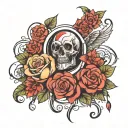 everything happens for a reason tattoo design idea