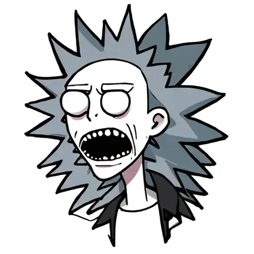 Rick and morty tattoo design idea