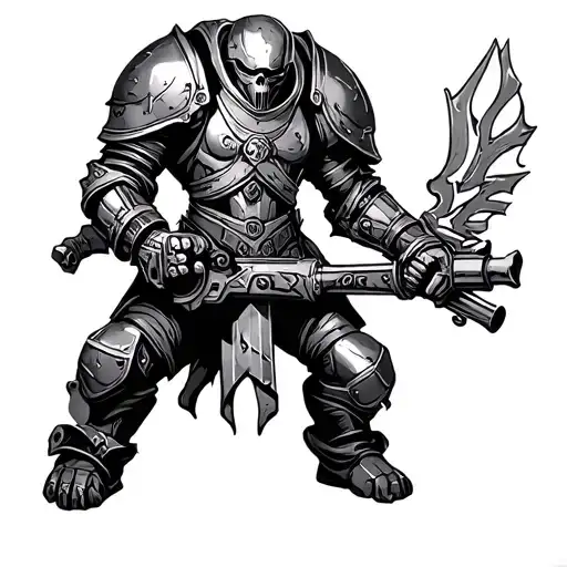 warhammer 40k tattoo design idea