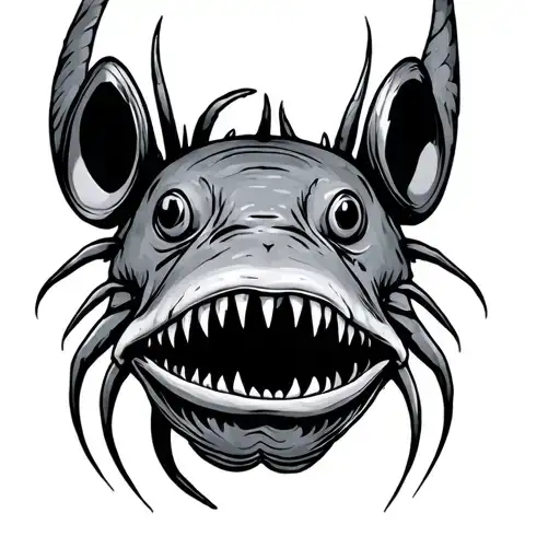 Angler Fish tattoo design idea
