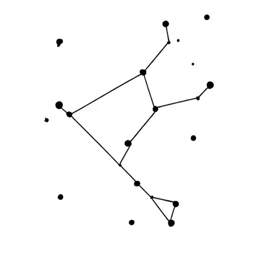 Taurus & Libra constellation tattoo design idea