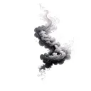 Coverup Clouds and Smoke tattoo design idea