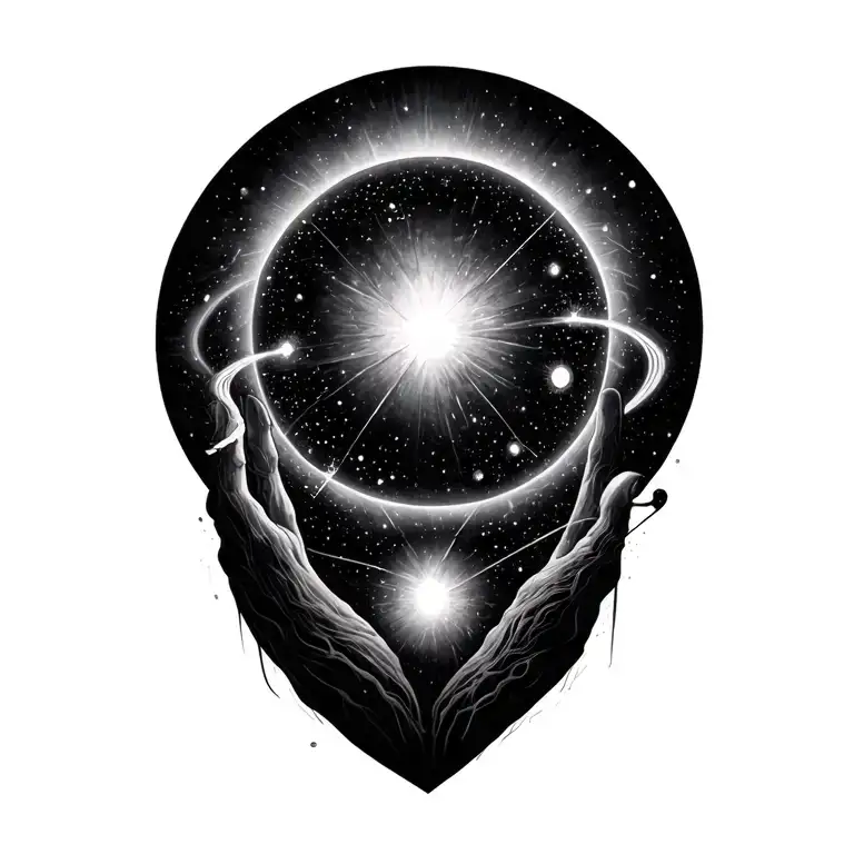 Astrophysics tattoo design idea
