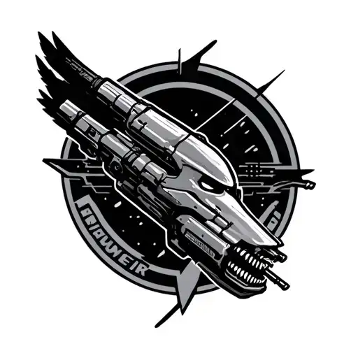 Cyberpunk Edgerunner Logo tattoo design idea